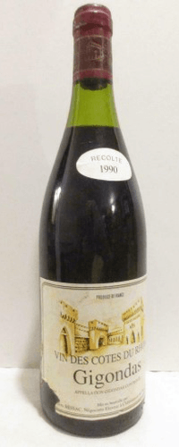 1990 - gigondas - cave coopérative