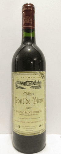 2007 - lussac saint-émilion - château pont de pierre