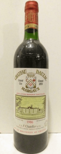 1986 - margaux - château dauzac grand cru classé