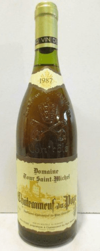 1987 - châteauneuf du pape - domaine tour saint-michel (b2)