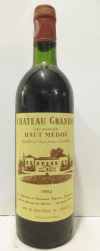 1982 - haut-médoc - château grandis cru bourgeois