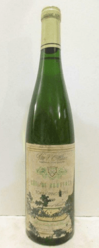 1989 - pinot gris - joseph rieflé et fils côte de rouffach (étiquette abîmée)