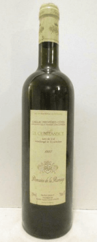 1997 - gaillac - domaine de la ramaye quintessence - vendangé le 11 octobre - len de l'el