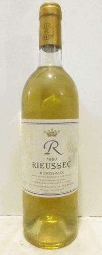 1986 - bordeaux - R de rieussec
