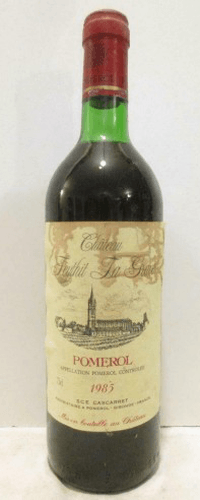 1985 - pomerol - château feythit lagrave (étiquette tâchée)