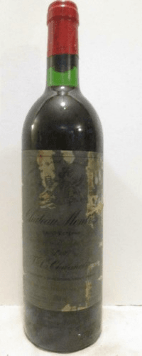 1980 - saint-estèphe - château montrose grand cru classé (étiquette peu lisible)