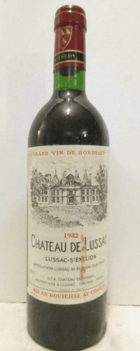 1982 - lussac saint-émilion - château de lussac