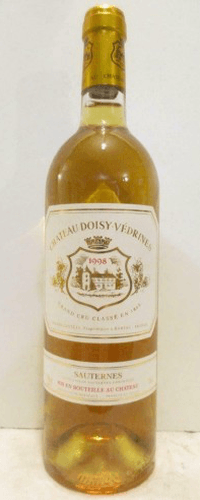 1998 - sauternes - château doisy-védrines grand cru classé