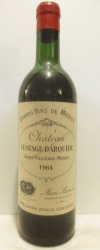 1964 - moulis - château lestage-darquier grand poujeaux (b1)