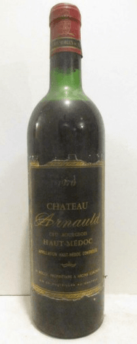 1970 - haut-médoc - château arnauld cru bourgeois (étiquette abîmée)