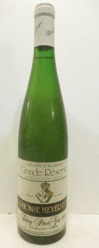 1993 - pinot gris - alphonse meyer macération à froid grande réserve