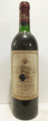 1987 - saint-émilion - château la tour du pin figeac grand cru (étiquette abîmée)