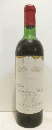 1970 - pauillac - château mouton baron philippe de rothschild grand cru classé (b3)