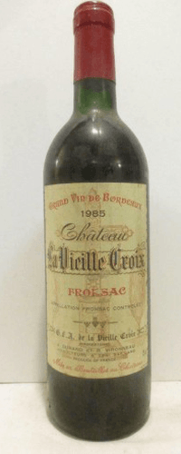 1985 - fronsac - château la vieille croix