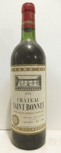 1975 - médoc - château saint bonnet cru bourgeois