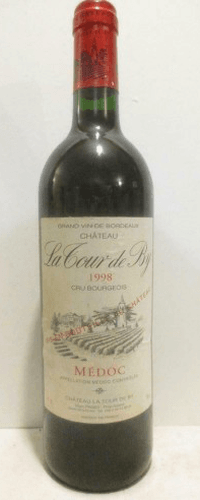 1998 - médoc - château la tour de by cru bourgeois