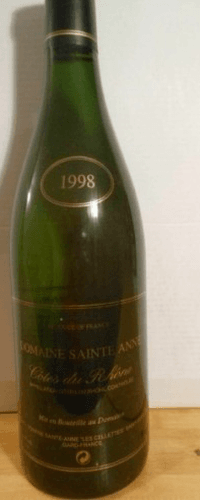 1998 - côtes du rhône - sainte-anne viognier