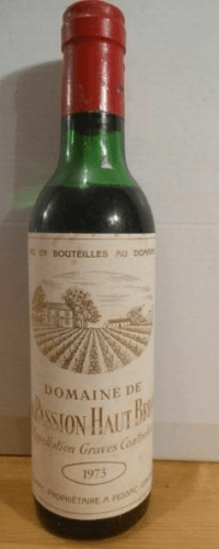 1973 - pessac-léognan - domaine de la passion haut-brion 37,5 cl