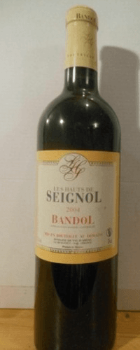 2004 - bandol - les hauts de seignol