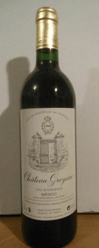 1990 - médoc - château greysac cru bourgeois