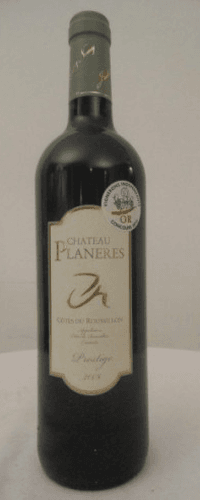 2008 - côtes du roussillon - château planères prestige