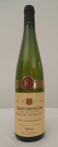 2008 - gewurztraminer - cave de pfaffenheim grand cru zinnkoepfle