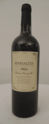 1943 - rivesaltes - château sisqueille - VD blanc - roussillon france