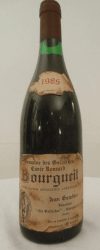 1985 - bourgueil - domaine des galluches cuvée ronsard