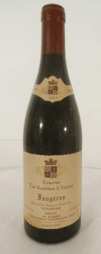 2003 - faugères - alquier reserve les bastides d'alquier