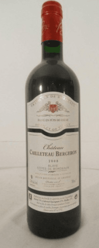 2008 - blaye - château cailleteau-bergeron fût de chêne