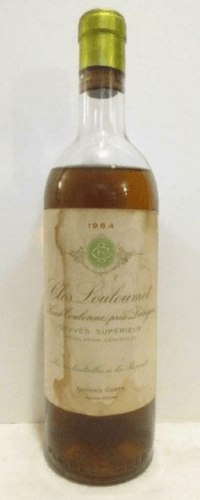 1964 - graves supérieures - clos louloumet (étiquette tâchée)