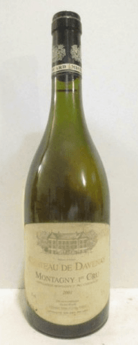 2001 - montagny - château de davenay premier cru