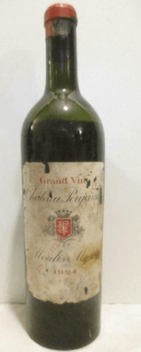 1924 - moulis - château poujeaux
