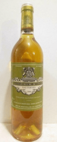 1994 - sauternes - la chartreuse de coutet