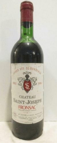 1981 - fronsac - château saint-joseph