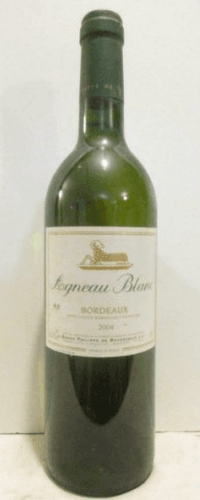 2004 - bordeaux - agneau blanc baron philippe de rothschild