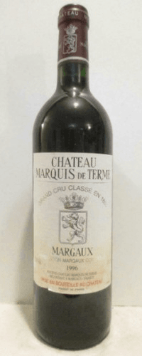 1996 - margaux - château marquis de terme grand cru classé