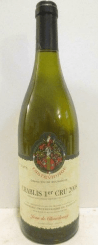 2008 - chablis - jean de chaudenay premier cru tastevinage