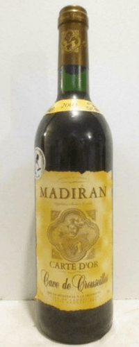 2003 - madiran - cave de crouseilles carte d'or