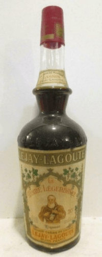 années 50 - liqueur - lejay-lagoute cassis le moine légendaire (années 1950 à 1960) - crème -