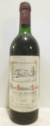 1989 - côtes de provence - vieux château d'astros - Rouge - provence