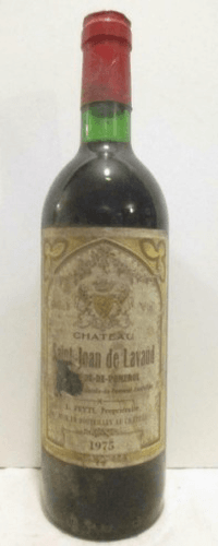 1975 - lalande de pomerol - château saint-jean de lavaud (étiquette abîmée) - Rouge - bordeaux