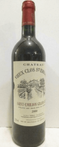 2000 - saint-émilion - château vieux clos st émilion grand cru - Rouge - bordeaux