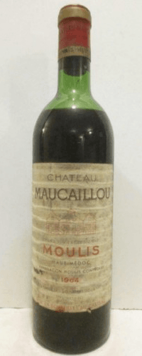 1964 - moulis - château maucaillou - Rouge - bordeaux