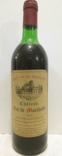 1976 - montagne saint-émilion - château roc de marchand - Rouge - bordeaux