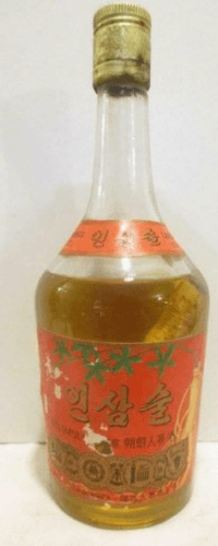 années 70 - isamsul liqueur de ginseng (non millésimé années 1970 à 1980) 60 cl - alcool - Corée