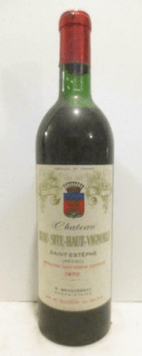 1970 - saint-estèphe - château beau-site-haut-vignoble