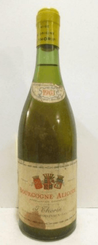 1961 - aligoté - thorin (étiquette tâchée)