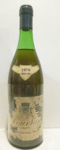 1976 - vouvray - gérard faucheux hardoin demi-sec (étiquette fragile)