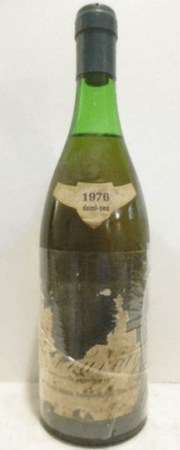 1976 - vouvray - gérard faucheux hardoin demi-sec (étiquette très abîmée)